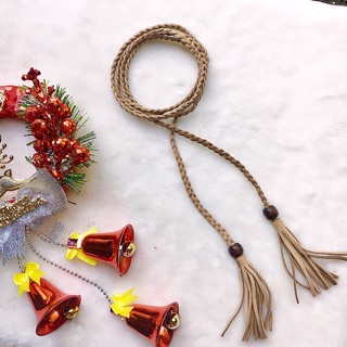 Dây thắt lưng nữ tua rua phong cách boho