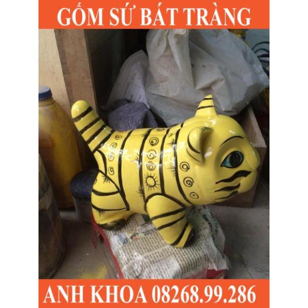 Lợn đất - Gốm sứ Bát Tràng Anh Khoa