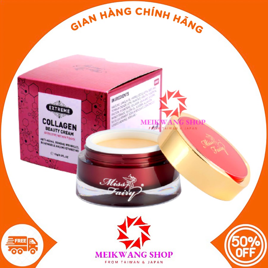 KEM MISS FAIRY COLLAGEN - N.H.A.U T.H.A.I C.Ừ.U - NGỪA LÃO HÓA - CHỐNG NHĂN 15G