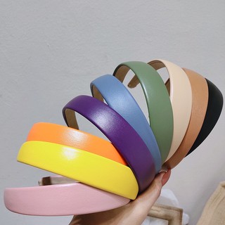 🍒Bờm tóc da bản to cá tính,băng đô cài tóc