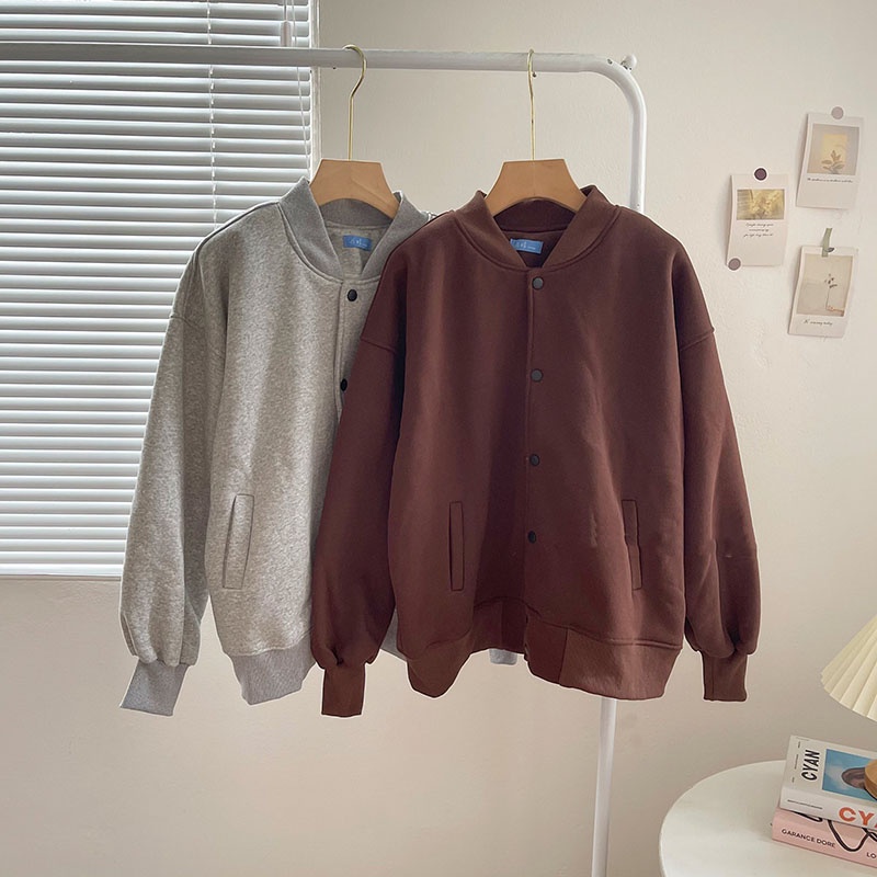 Áo Khoác Bomber Nỉ Trơm Dày Dặn Hàng Quảng Châu M06589 | BigBuy360 - bigbuy360.vn