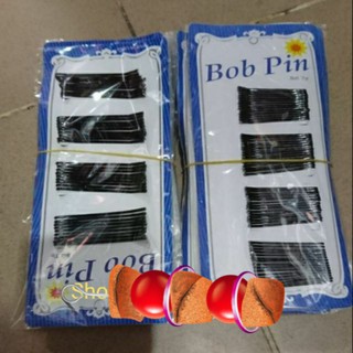 Vỉ 10 chiếc cặp tóc, ghim tách bật, kẹp mái đen