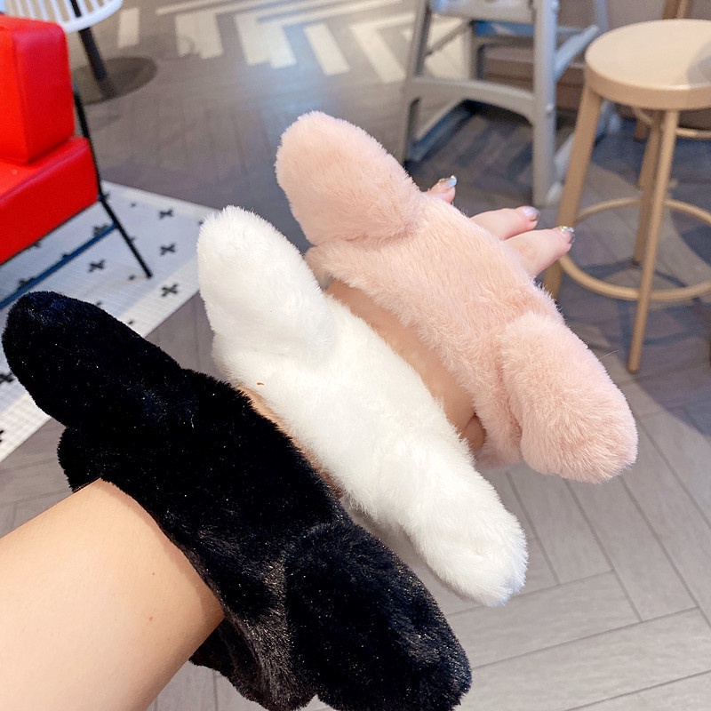 Haimeikang Tai mèo dễ thương mới Băng đô sang trọng Mũ màu rắn