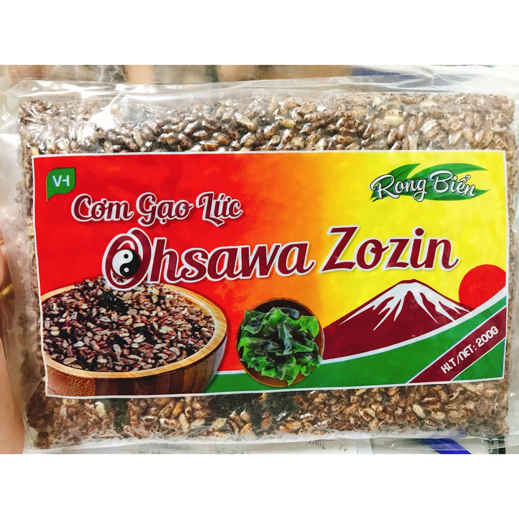 CƠM GẠO LỨC/ GẠO LỨT RONG BIỂN OHSAWA ZOZIN 200G