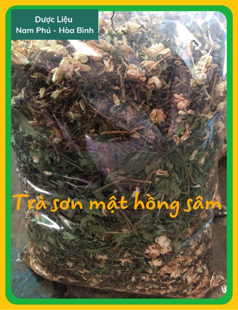 1Kg Trà Sơn Mật Hồng Sâm cao cấp giá SỈ giúp ngủ ngon thanh nhiệt.