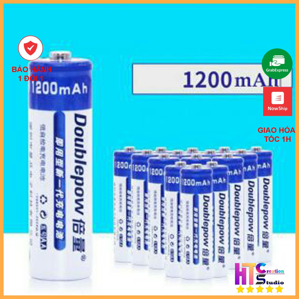 Pin Sạc AA 1200mAh (pin số 5) / Pin sạc AAA 900mAh (pin số 7) Doublepow