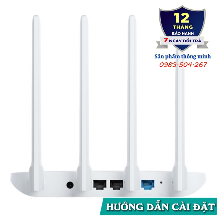 Bộ phát Wifi Kích sóng Repeater Router Xiaomi Gen 4C - R4CM