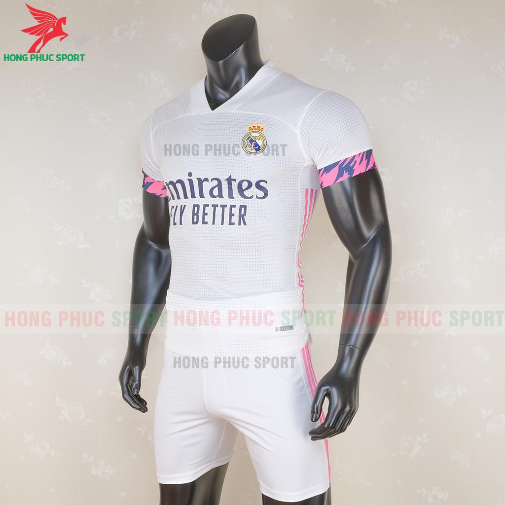 Bộ quần áo đá bóng áo đá banh thể thao nam Real Madrid mùa giải 2020 2021
