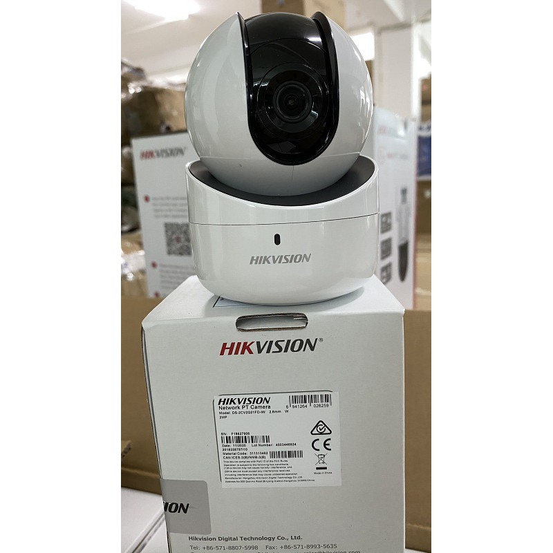 Camera IP Robot hồng ngoại 2MP wifi xoay 4 chiều chuẩn nén H.265+ HIKVISION DS-2CV2Q21FD-IW(W) (Mã cũ DS-2CV2Q21FD-IW(B)