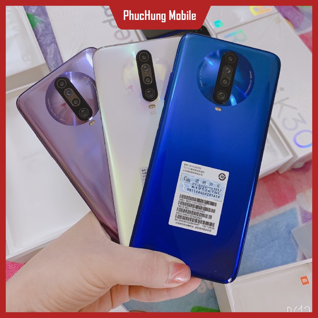 Điện thoại Xiaomi Redmi K30 5G (6/64)GB, nhập khẩu nguyên seal, sẵn Tiếng Việt.
