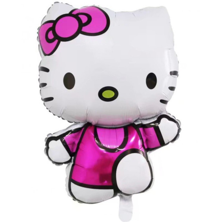 (Ảnh Thật) Bóng Bay Hình Kitty Dễ Thương Trang Trí Thôi Nôi Size To Đại 75cm