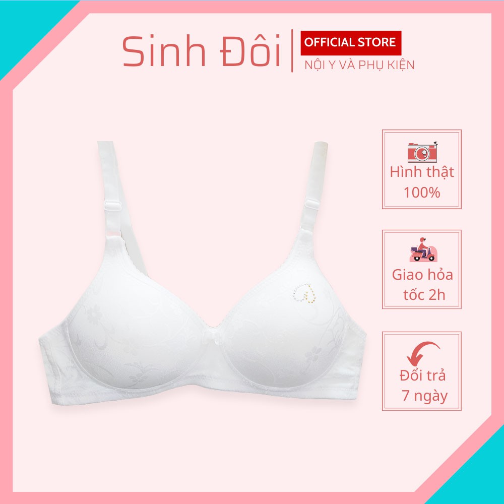 Áo ngực không gọng nữ nâng ngực mút vừa SD267 nguyên ngực thoải mái mềm mịn size 34-36-38