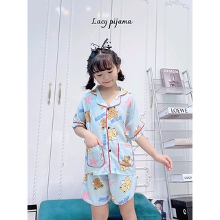 M1-3: Bộ lụa mẹ con 3 chất Mango cực mát - ĐỒ ĐÔI CHO MẸ VÀ BÉ - BLMC3