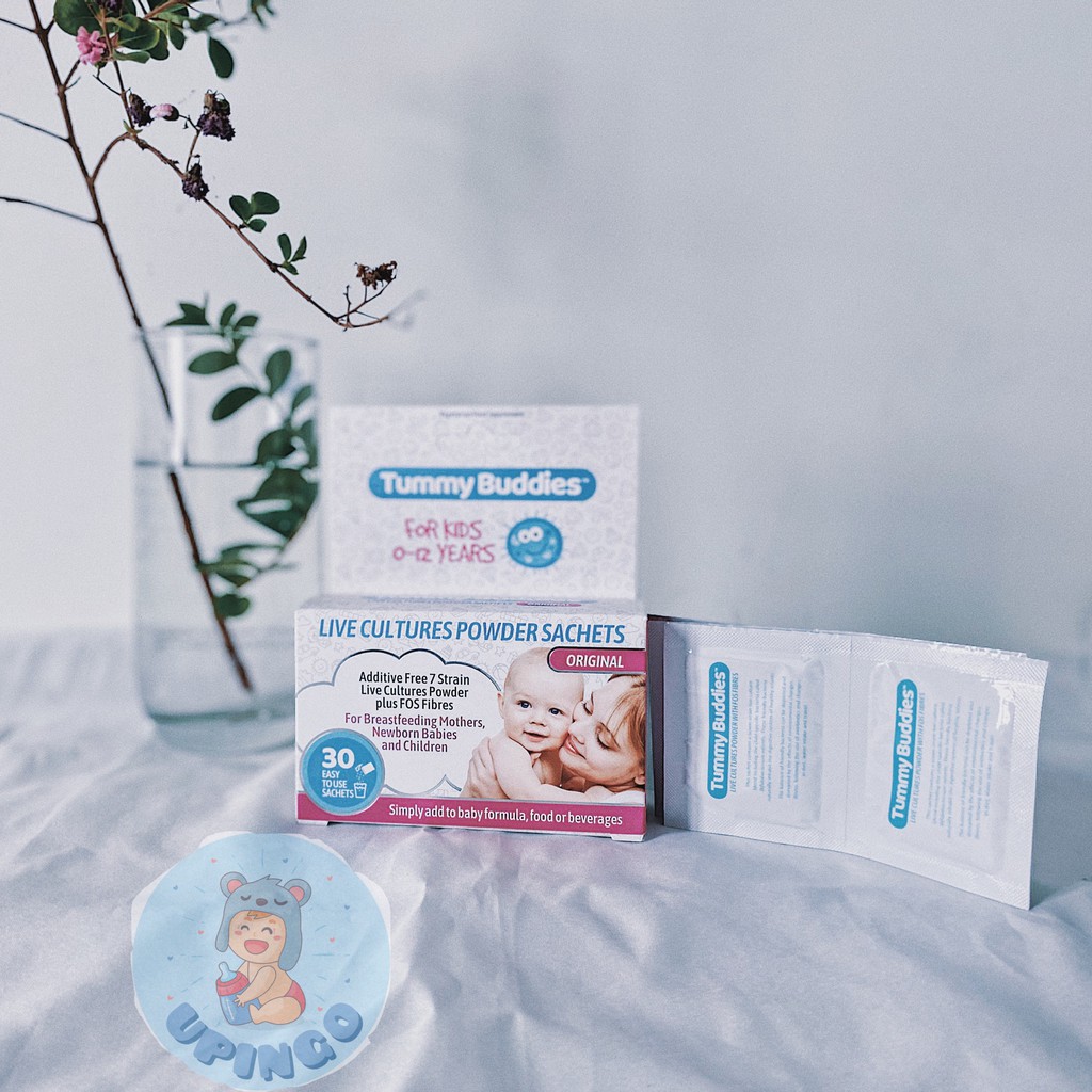 Men vi sinh Tummy Buddies Anh - 30 gói - đủ bill