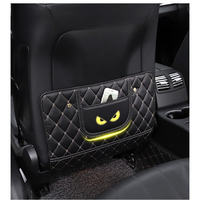 Tấm lót bảo vệ phía sau ghế ô tô, chống đạp chân, chống chầy xước cho ghế