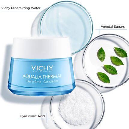 [Mã 99FMCGSALE giảm 8% đơn 500K] [HÀNG MỸ - 50ML - DATE 2023] Gel dưỡng ẩm Vichy Aqualia Thermal Gel Cream