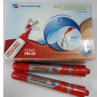 Bút Lông Dầu - Bút Dạ Dầu PM-09 Cao Cấp (10 cái/1 hộp)
