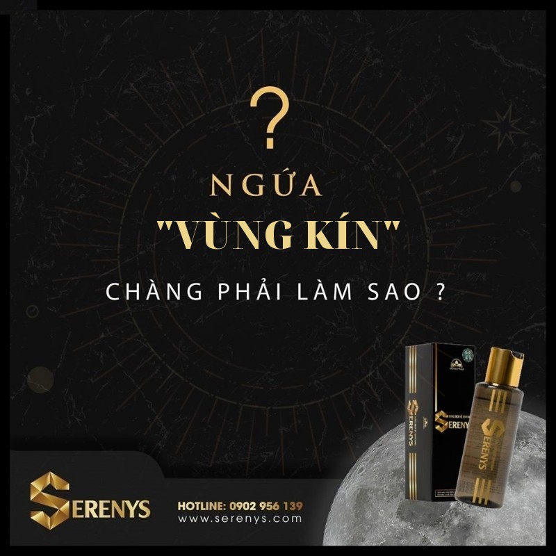 [Freeship] Gel vệ sinh khử mùi vùng kín nam giới Serenys trị VIÊM/NHIỄM/NẤM/NGỨA