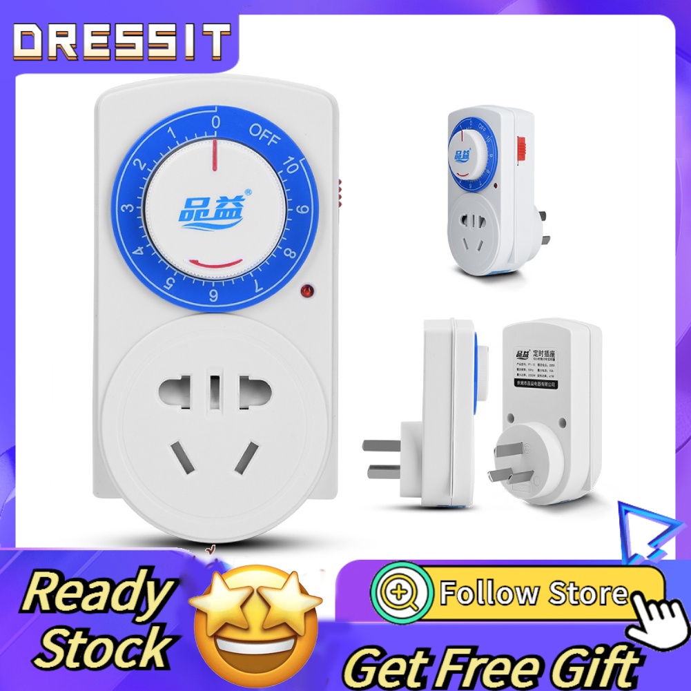 Ổ Cắm Điện Hẹn Giờ 220v 10a