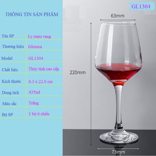bộ 6 ly rượu vang cao cấp (435ml)