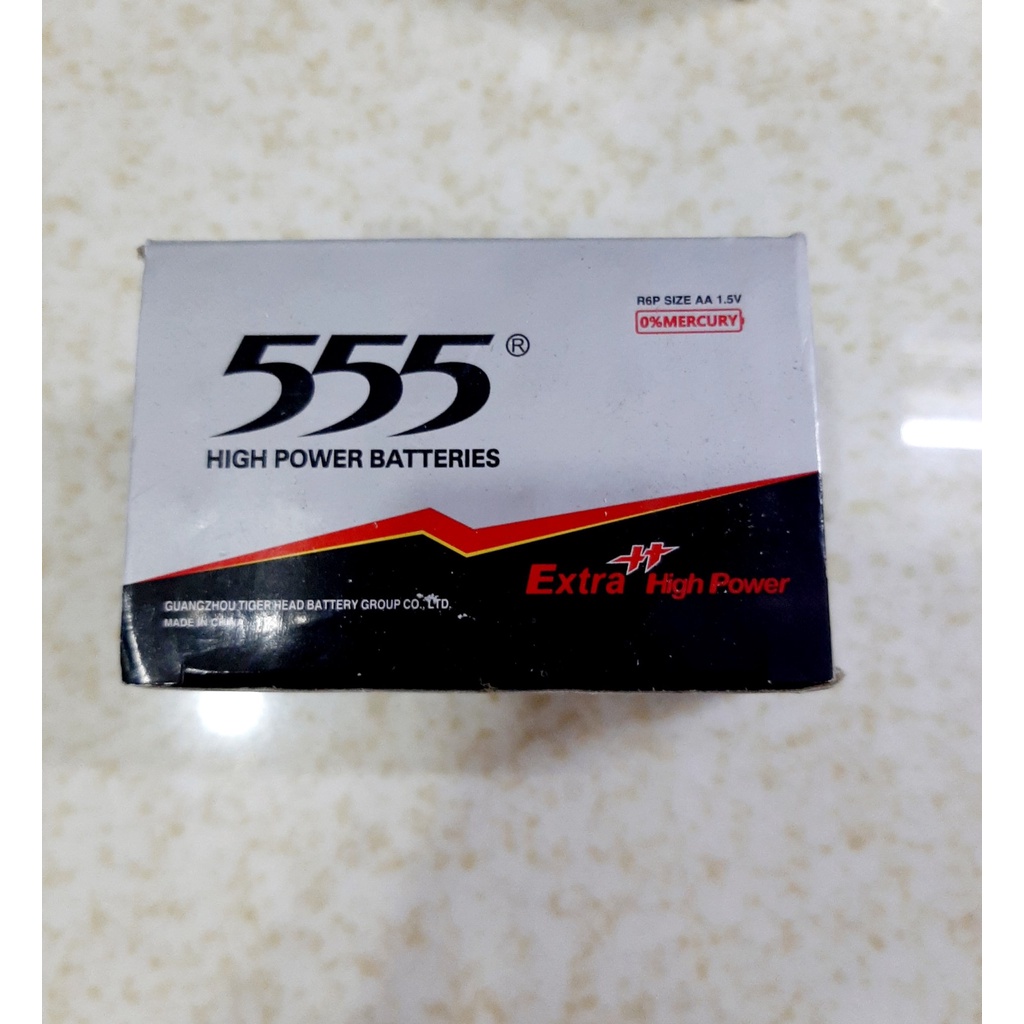 Pin tiểu 555 (hộp 24 viên size AA 1,5V)