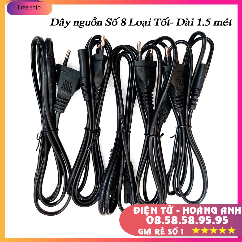 Dây nguồn AC số 8  loại tốt (15k)