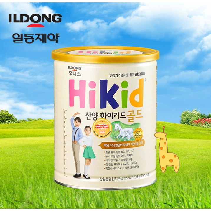 Sữa Hikid Vani Dê Núi Nhập Khẩu Hàn Quốc Cho Bé Từ 1 Tuổi Tăng Chiều Cao Bổ Sung Canxi Chống Táo Bón Thơm Ngon Dễ Uống