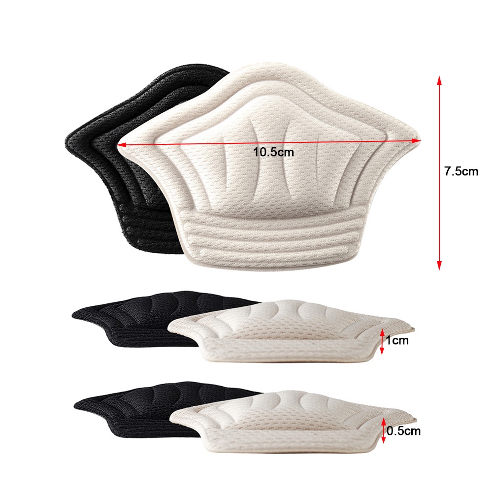 Set 2 Miếng Dán Lót Giày Thể Thao Chống Mòn Bảo Vệ Lưng