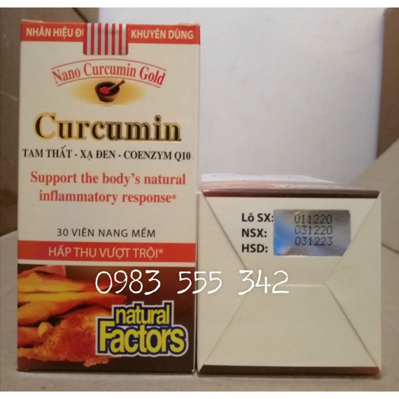 Nghệ Nano curcumin gold giúp giảm đau dạ dày, viêm tá tràng