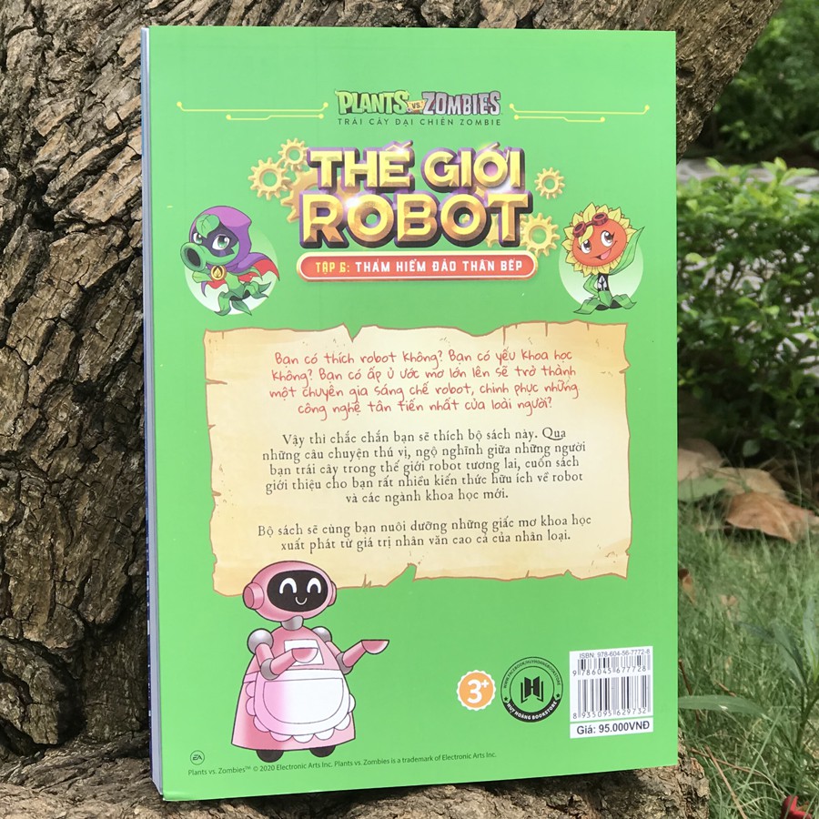 Sách - Thế Giới Robot - Tập 6: Thám Hiểm Đảo Thần Bếp (Trái cây đại chiến Zombie)