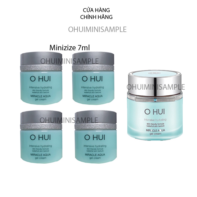 Lọ kem cấp nước Ohui Miracle Aqua giúp da căng mọng sáng bóng, giảm dầu giảm mụn