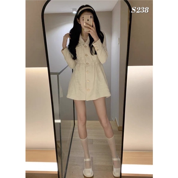 Đầm dạ Tweed Thu Đông 2021