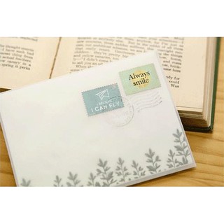 Set 2 tờ sticker tem phong cách Hàn Quốc