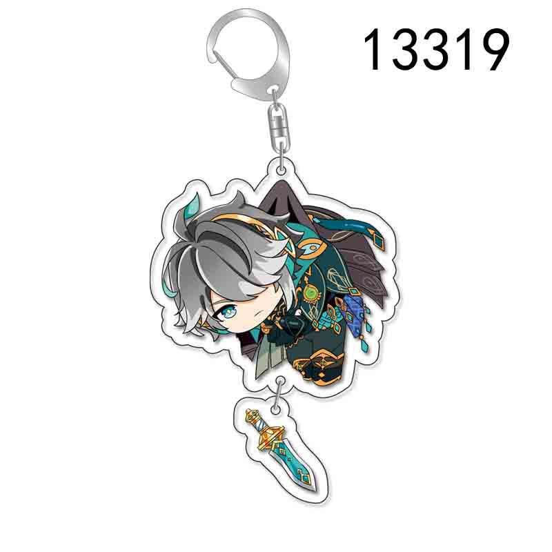 ( Mica trong acrylic ) Móc khóa GENSHIN IMPACT ver TREO quà tặng xinh xắn dễ thương game chibi anime