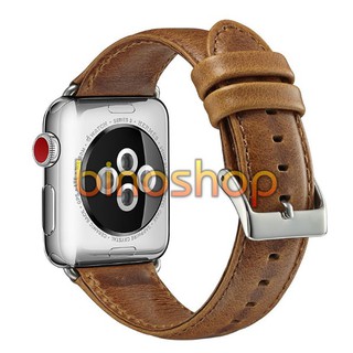 Dây đồng hồ Apple Watch - Da Bò thật