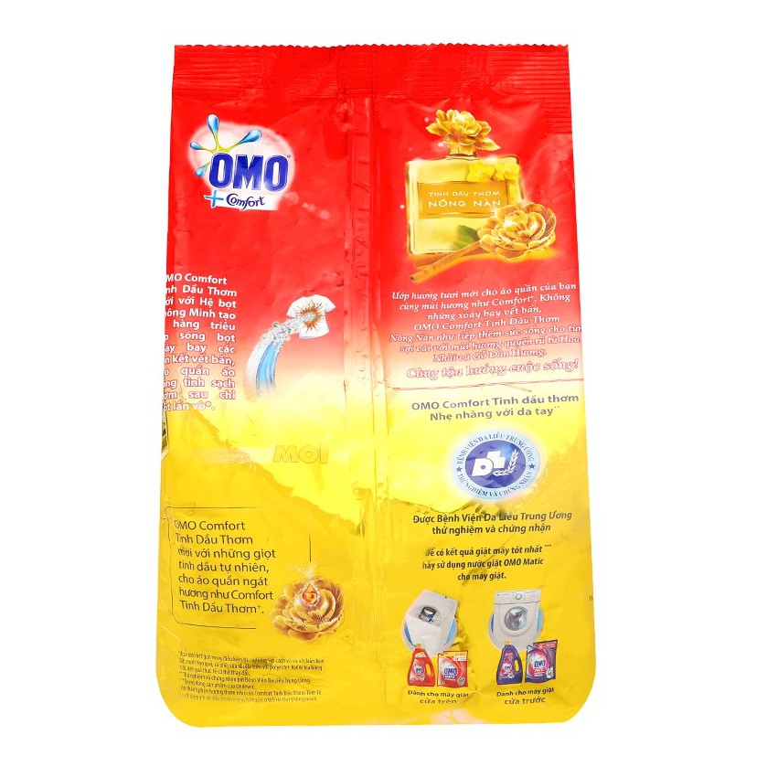 Bột giặt OMO Comfort tinh dầu thơm nồng nàn 4.1kg