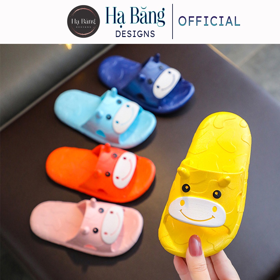 Giày dép cho bé trai bé gái Hạ Băng Designs 1 - 10 tuổi mẫu con bò