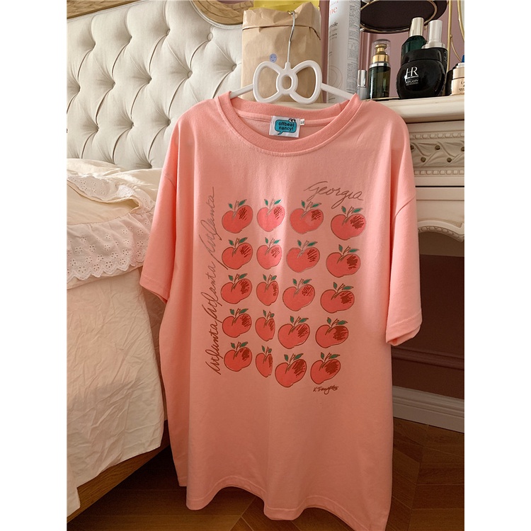 NRVP Áo Thun Tay Ngắn Cổ Tròn Thời Trang Mùa Hè Phong Cách Hàn Quốc