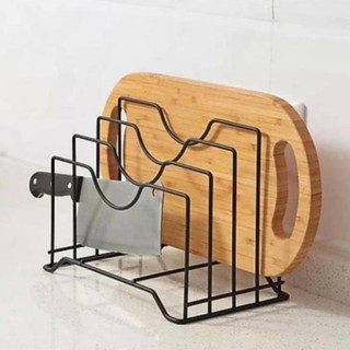 Kệ để nắp nồi gác dao thớt đa năng h1