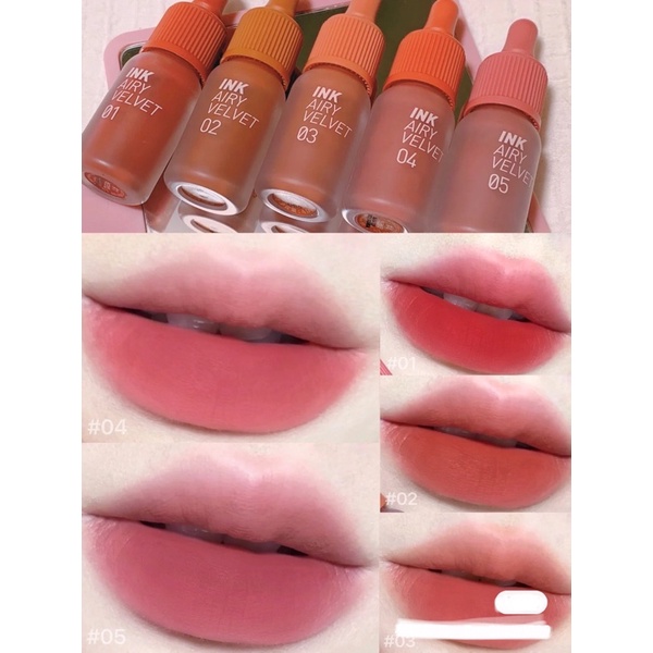 Son Kem Lì Peripera Ink Airy Velvet Hàn Quốc