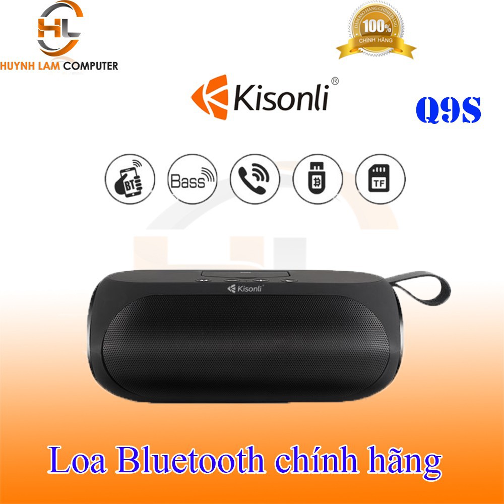 Loa Bluetooth Kisonli Q9S âm thanh cực hay siêu bền hàng chính hãng bảo hành 12 tháng 1 đổi 1 (màu ngẫu nhiên)