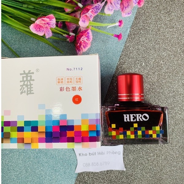 Mực hero cao cấp, mực khô nhanh sang sịn. mầu mực đẹp