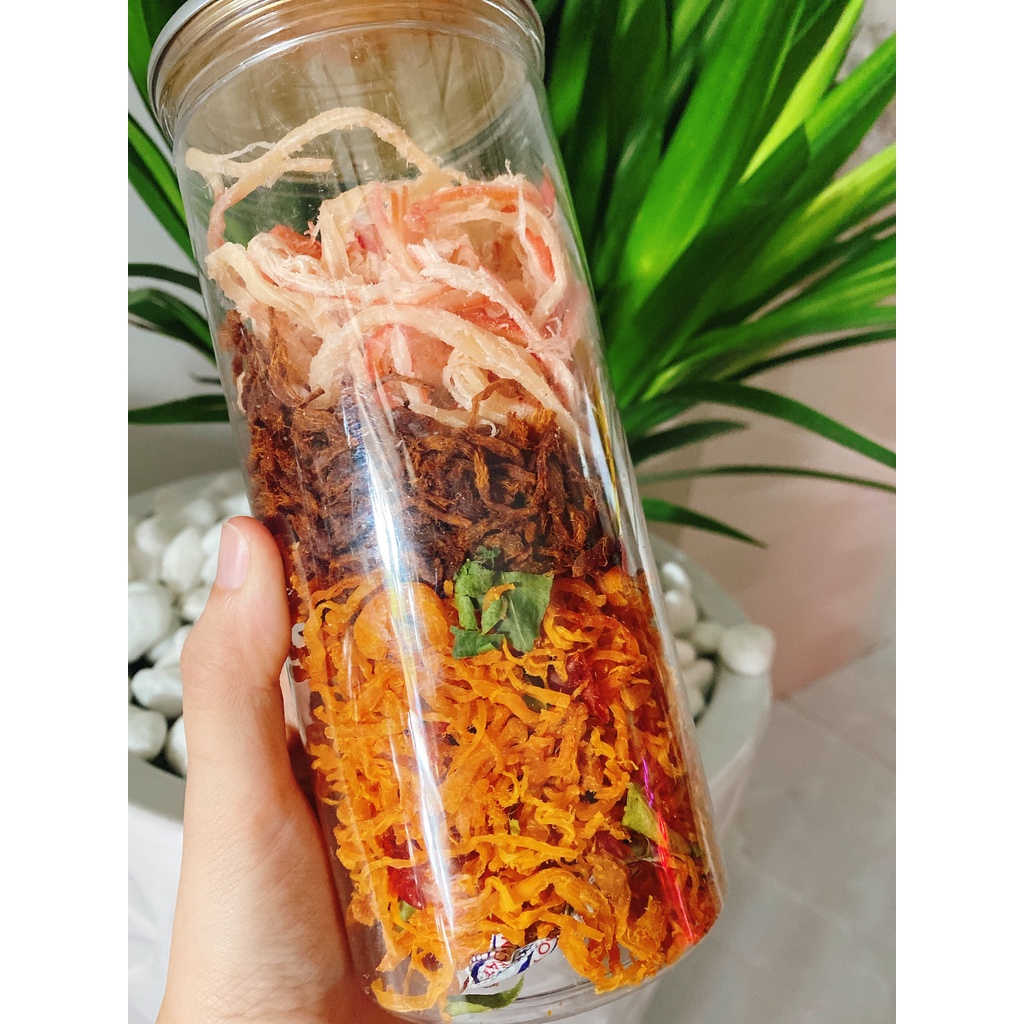 Ăn vặt khô bò, khô gà, mực mix 3 loại GEMINI AV02 | BigBuy360 - bigbuy360.vn