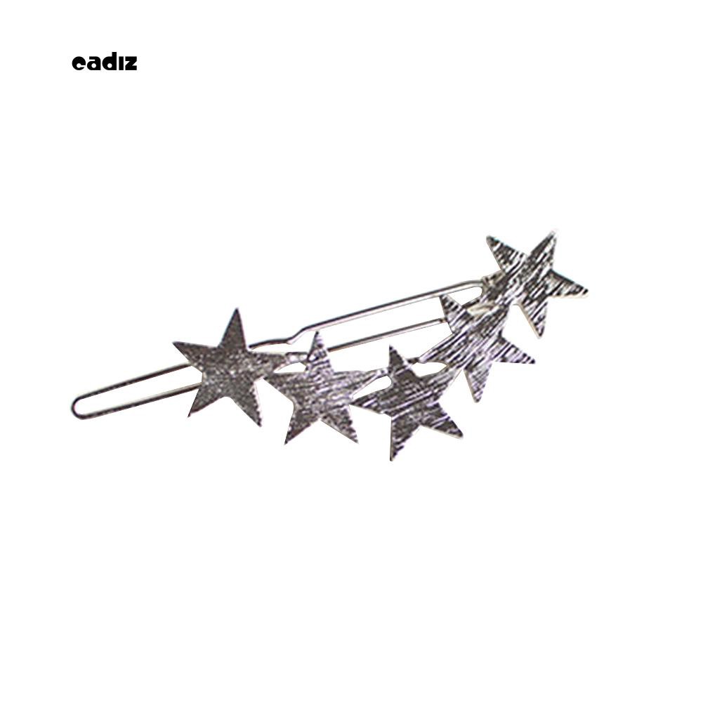 Kẹp tóc hình ngôi sao 5 cánh dễ thương cho nữ