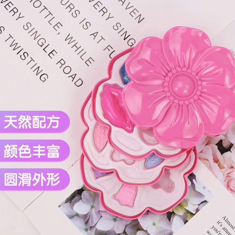 Bộ mỹ phẩm trẻ em, son môi trang điểm công chúa an toàn không độc hại hộp, đồ chơi bé gái, quà sinh nhật ngôi nhà