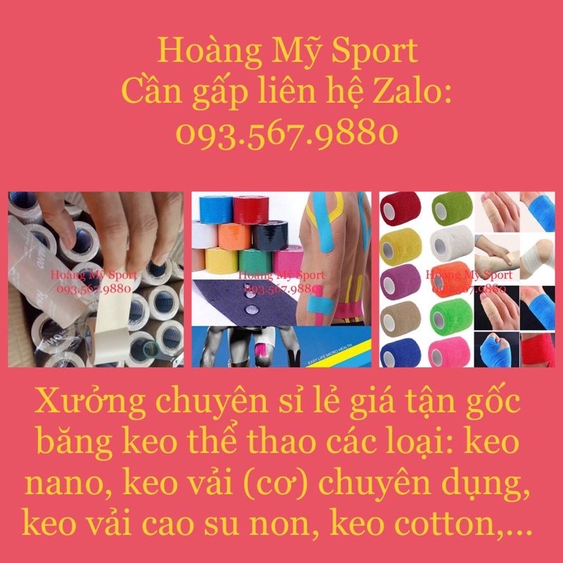 Băng Keo Thể Thao, Bóng Đá Chuyên Dụng Bản Nhỏ Hoàng Mỹ Sport