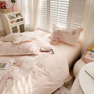 Bộ chăn ga gối Cotton Lụa 60S Trend Teddy Bear 🐻