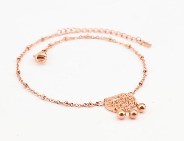 Lắc chân titan nữ kim tiền LCZ133 | BigBuy360 - bigbuy360.vn