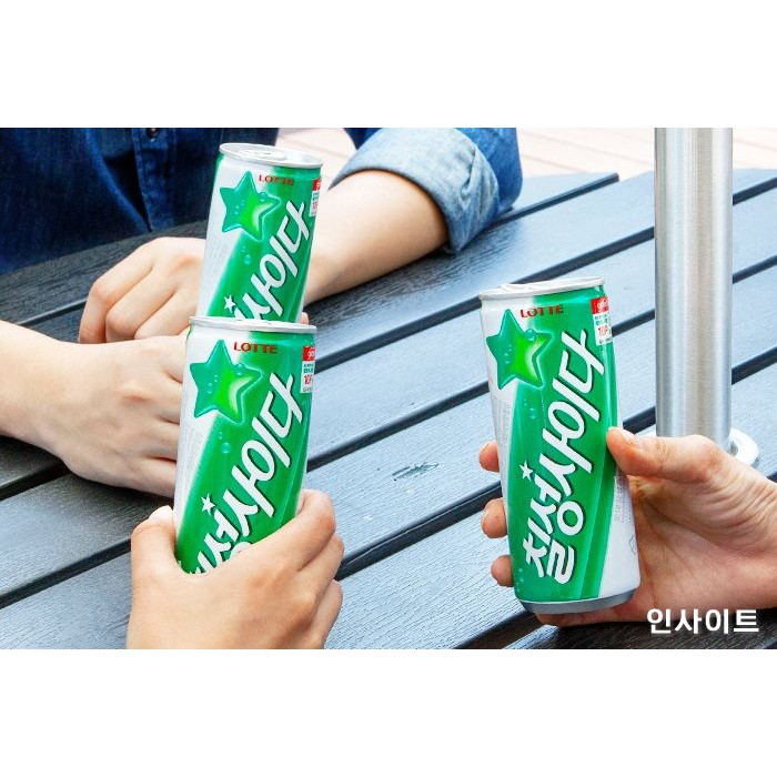 Nước soda Chilsung Cider Lotte 250ml