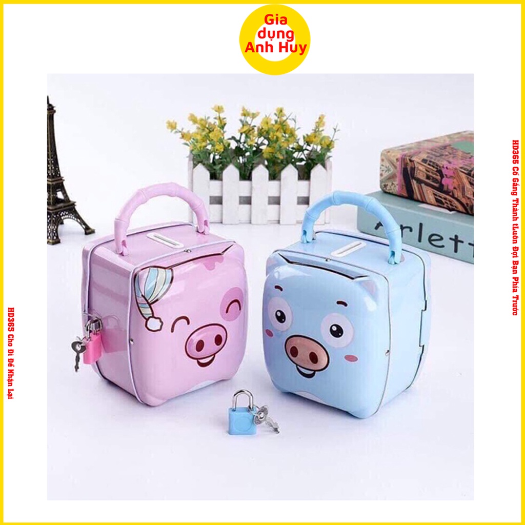 Hộp đựng tiền cho bé hình Chú lợn, Hộp tiền tiết kiệm cho bé - Soleil Home